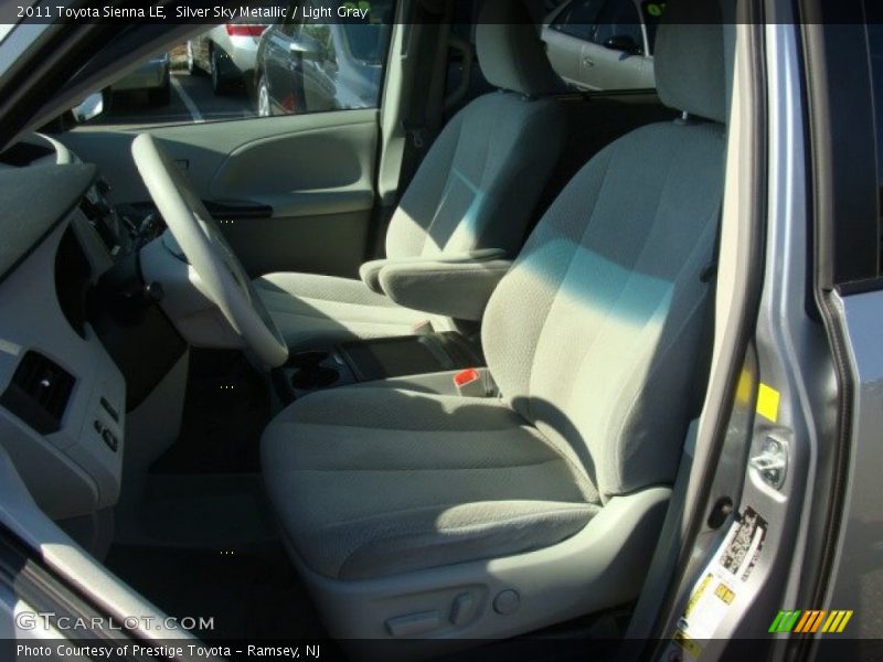 Silver Sky Metallic / Light Gray 2011 Toyota Sienna LE