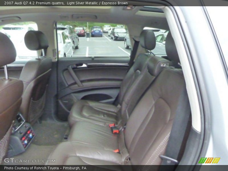 Light Silver Metallic / Espresso Brown 2007 Audi Q7 4.2 Premium quattro