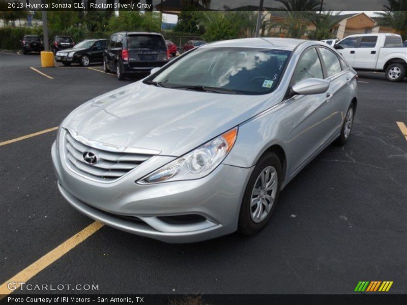 Radiant Silver / Gray 2013 Hyundai Sonata GLS