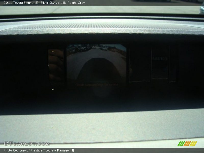 Silver Sky Metallic / Light Gray 2011 Toyota Sienna LE