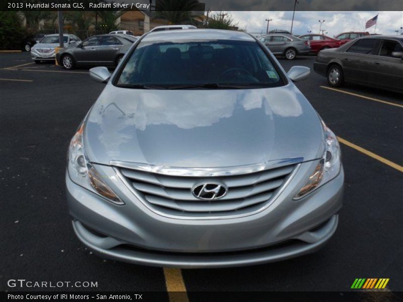 Radiant Silver / Gray 2013 Hyundai Sonata GLS