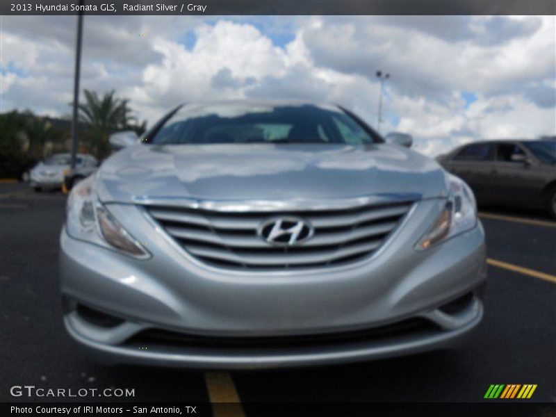 Radiant Silver / Gray 2013 Hyundai Sonata GLS