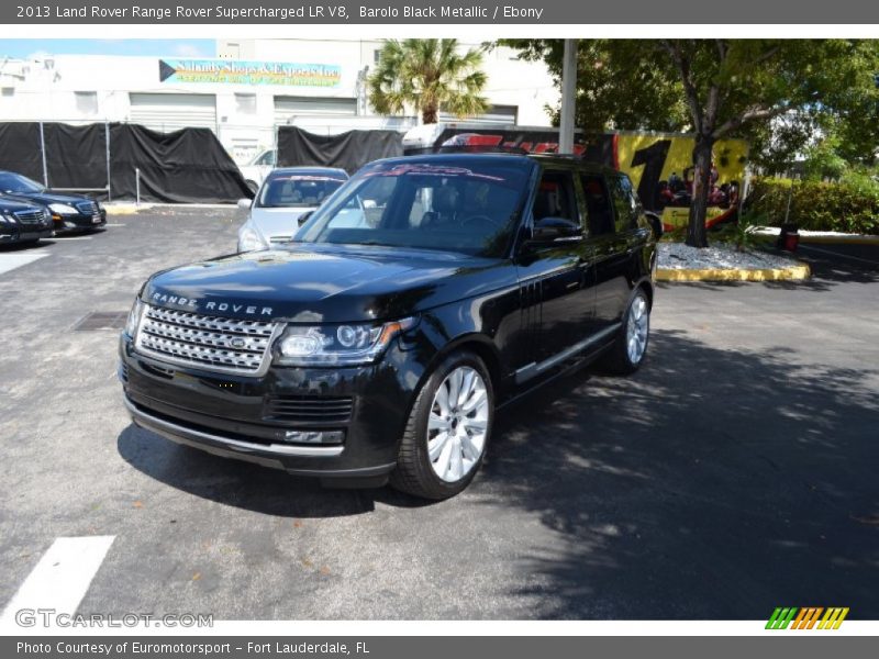 Barolo Black Metallic / Ebony 2013 Land Rover Range Rover Supercharged LR V8