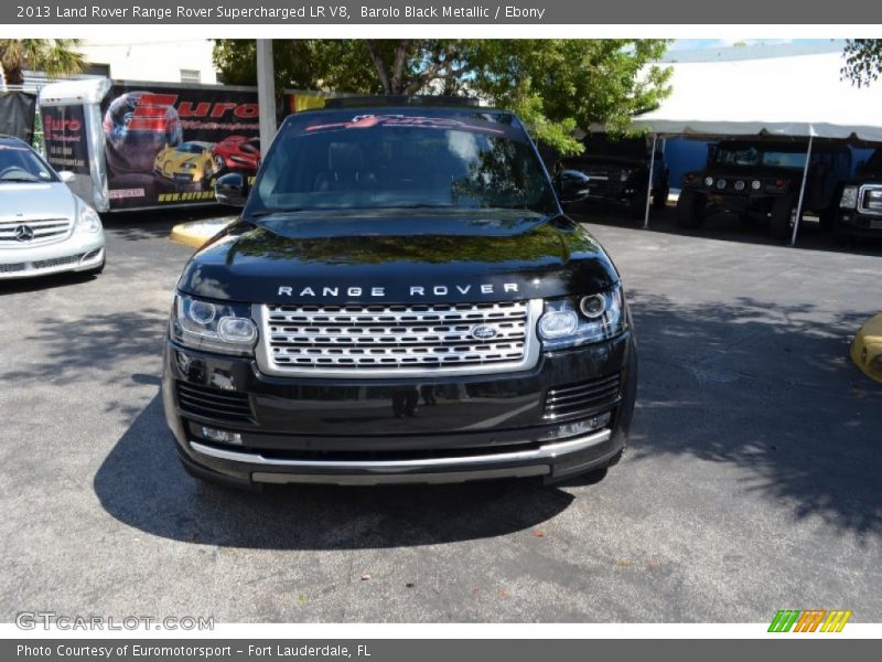 Barolo Black Metallic / Ebony 2013 Land Rover Range Rover Supercharged LR V8