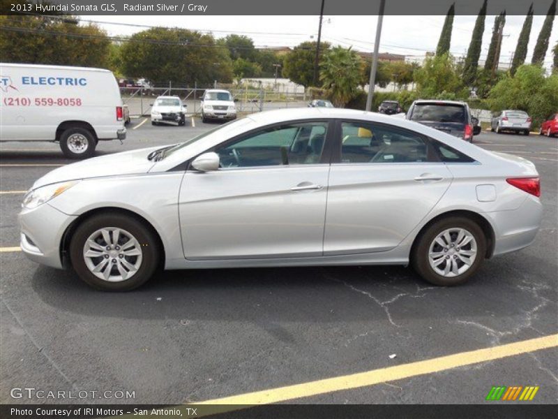 Radiant Silver / Gray 2013 Hyundai Sonata GLS