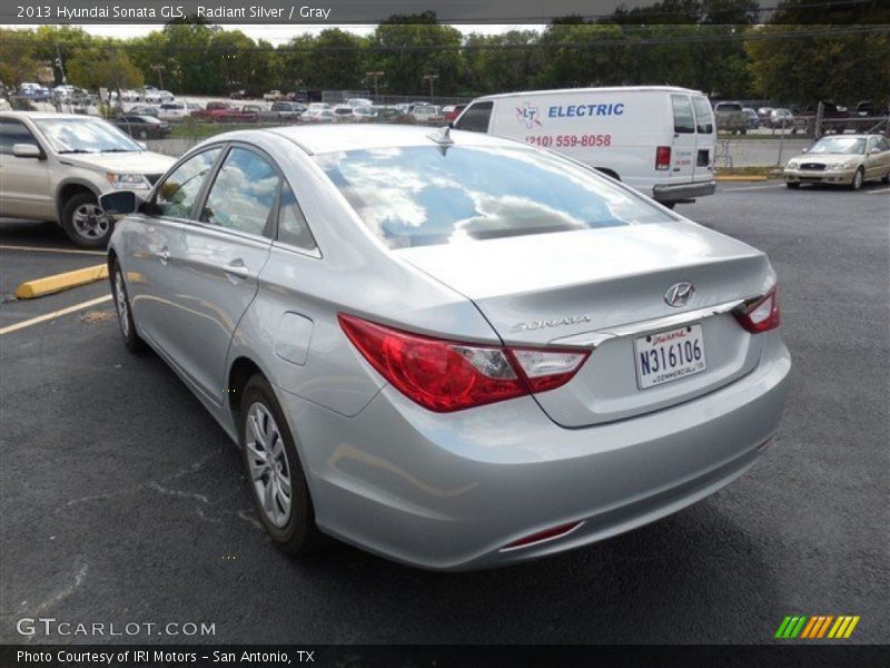Radiant Silver / Gray 2013 Hyundai Sonata GLS