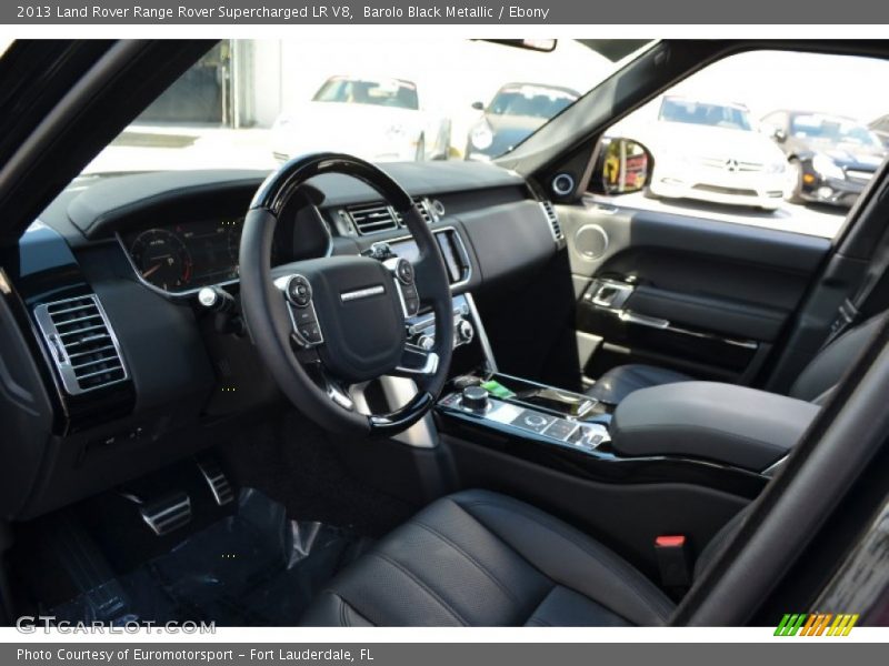 Ebony Interior - 2013 Range Rover Supercharged LR V8 