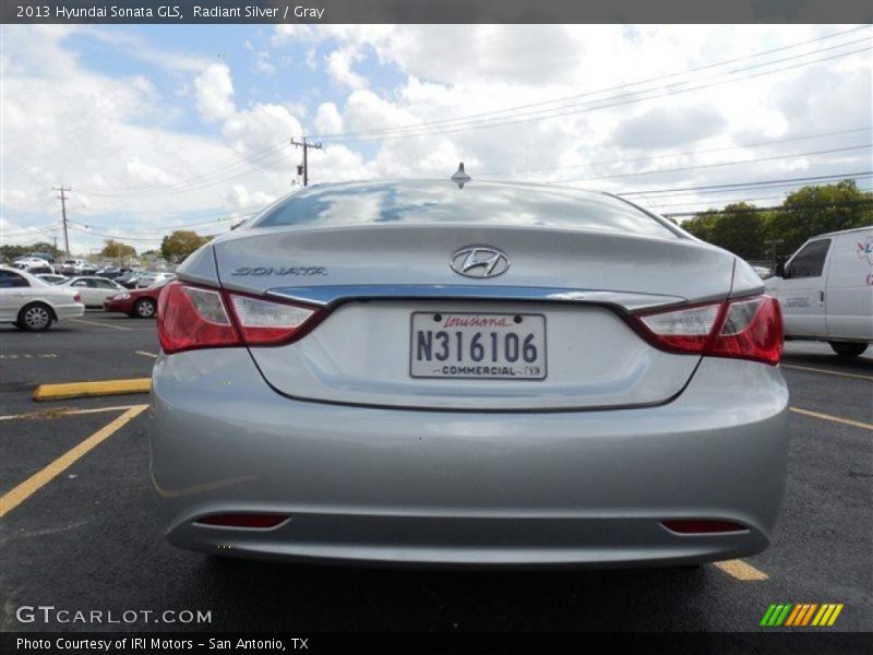 Radiant Silver / Gray 2013 Hyundai Sonata GLS
