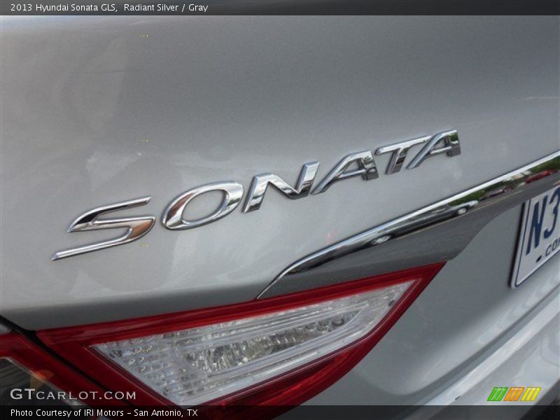 Radiant Silver / Gray 2013 Hyundai Sonata GLS