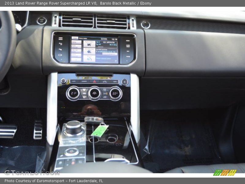 Barolo Black Metallic / Ebony 2013 Land Rover Range Rover Supercharged LR V8