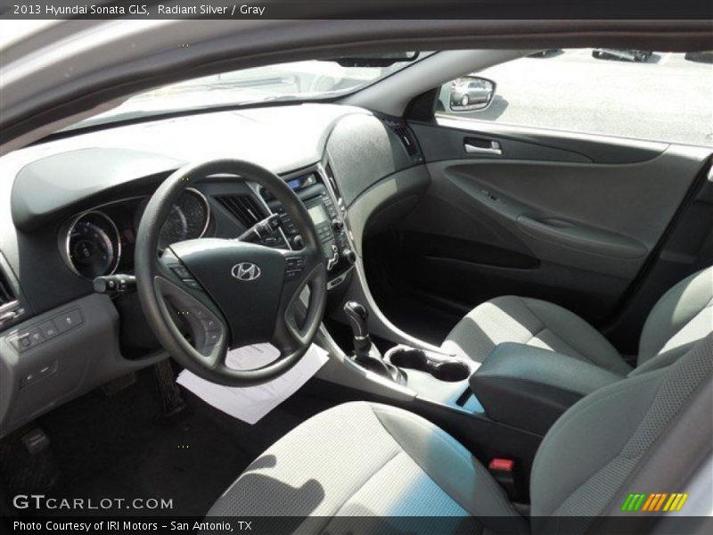 Radiant Silver / Gray 2013 Hyundai Sonata GLS