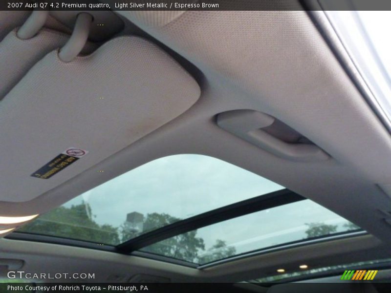 Light Silver Metallic / Espresso Brown 2007 Audi Q7 4.2 Premium quattro