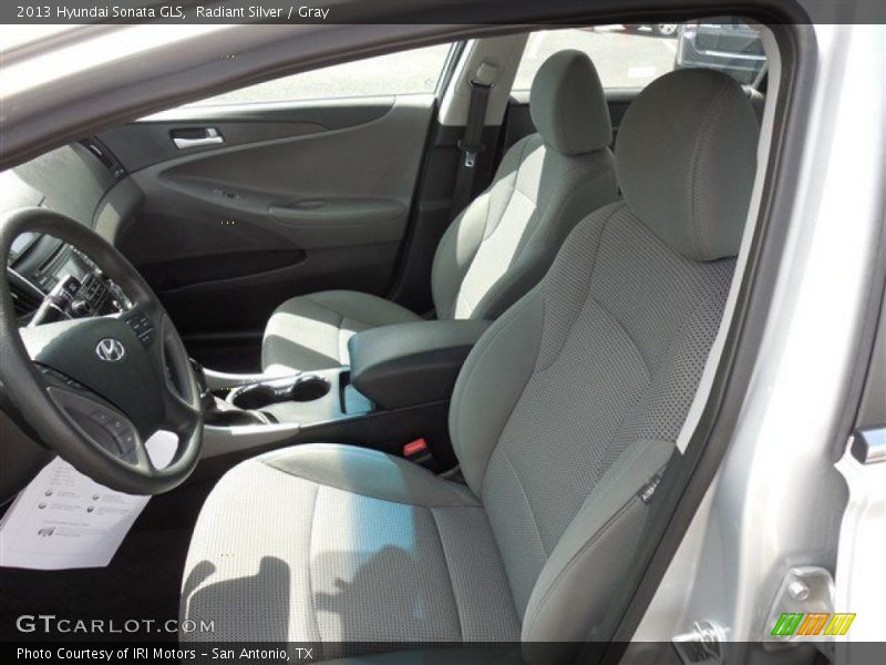 Radiant Silver / Gray 2013 Hyundai Sonata GLS