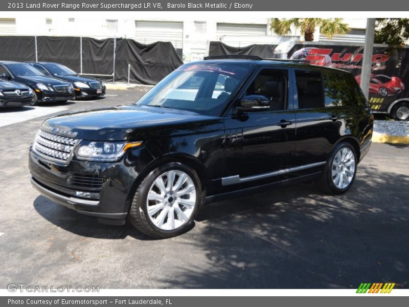 Barolo Black Metallic / Ebony 2013 Land Rover Range Rover Supercharged LR V8