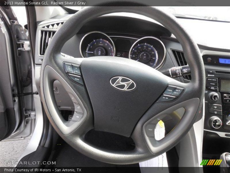 Radiant Silver / Gray 2013 Hyundai Sonata GLS