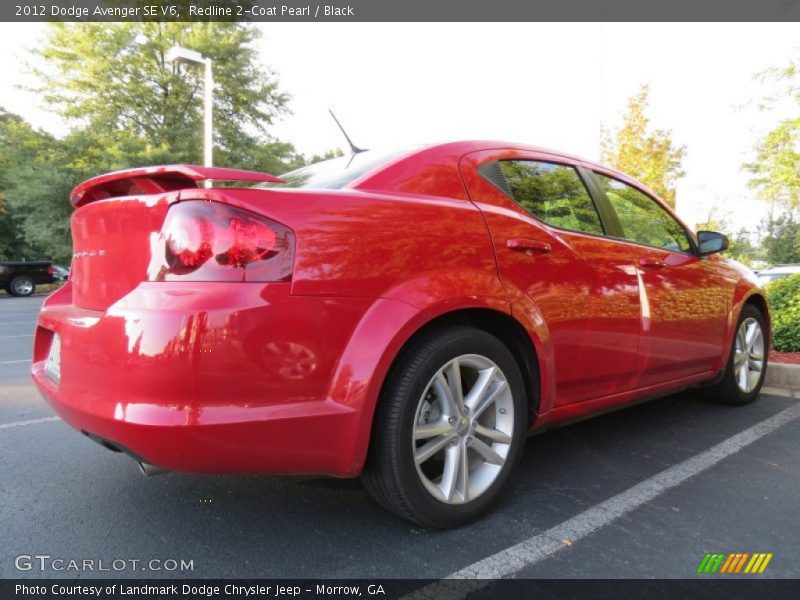 Redline 2-Coat Pearl / Black 2012 Dodge Avenger SE V6