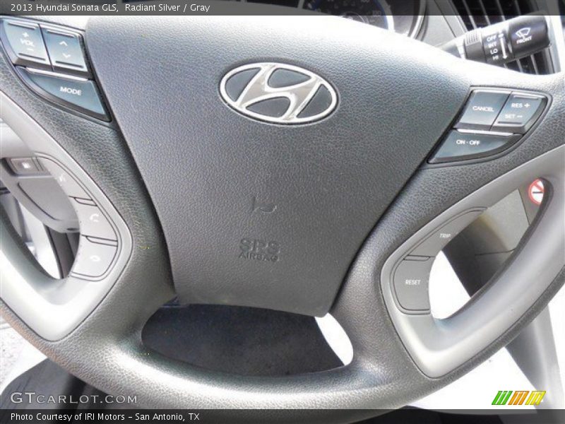 Radiant Silver / Gray 2013 Hyundai Sonata GLS