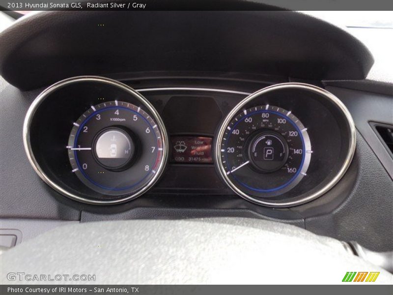 Radiant Silver / Gray 2013 Hyundai Sonata GLS