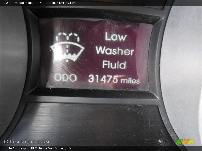 Radiant Silver / Gray 2013 Hyundai Sonata GLS