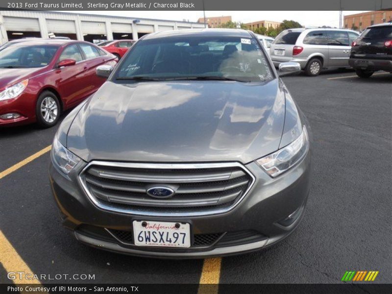 Sterling Gray Metallic / Charcoal Black 2013 Ford Taurus Limited