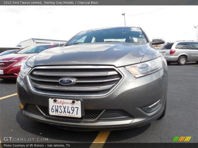 Sterling Gray Metallic / Charcoal Black 2013 Ford Taurus Limited