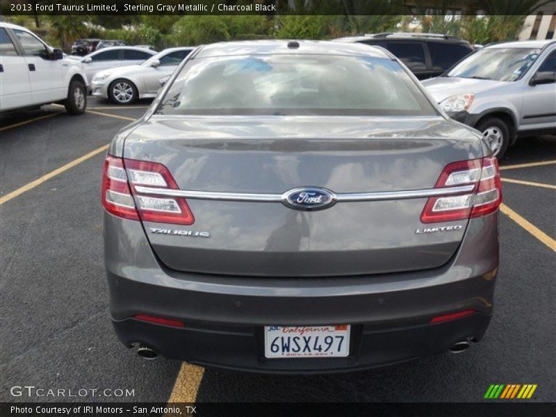 Sterling Gray Metallic / Charcoal Black 2013 Ford Taurus Limited