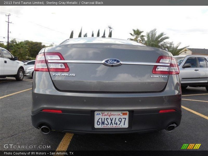 Sterling Gray Metallic / Charcoal Black 2013 Ford Taurus Limited