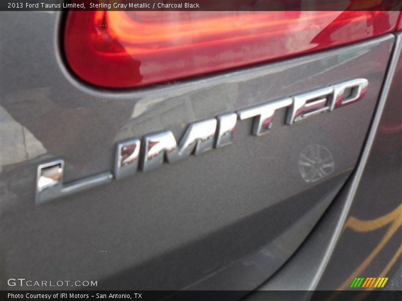 Sterling Gray Metallic / Charcoal Black 2013 Ford Taurus Limited