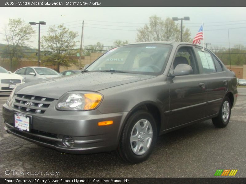 Stormy Gray / Gray 2005 Hyundai Accent GLS Sedan