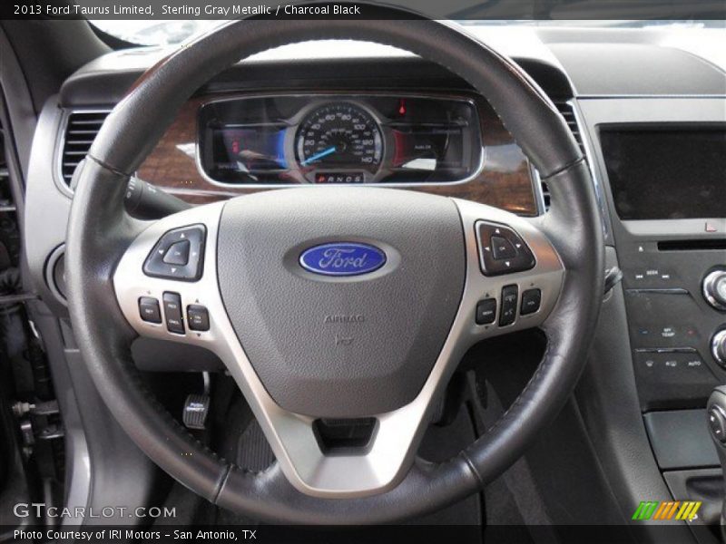 Sterling Gray Metallic / Charcoal Black 2013 Ford Taurus Limited