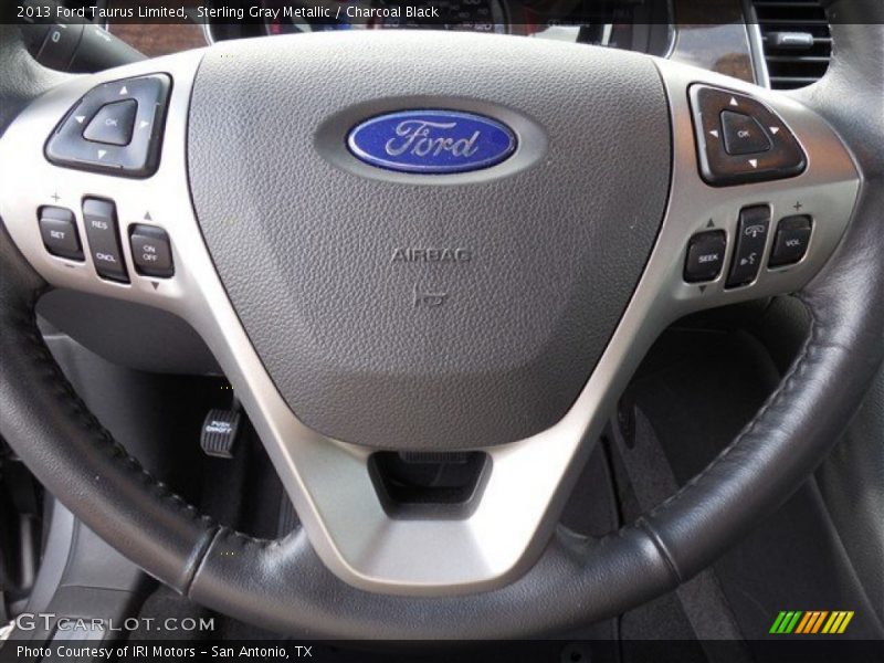 Sterling Gray Metallic / Charcoal Black 2013 Ford Taurus Limited