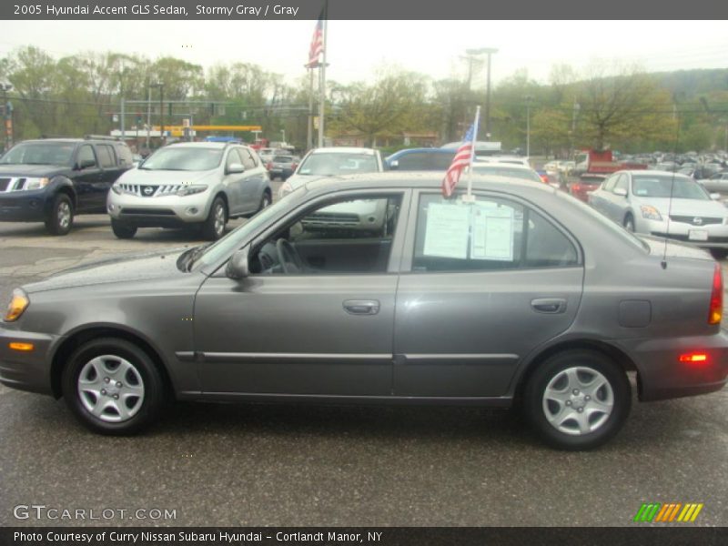 Stormy Gray / Gray 2005 Hyundai Accent GLS Sedan