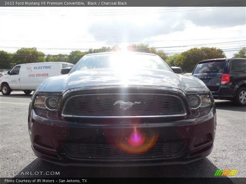 Black / Charcoal Black 2013 Ford Mustang V6 Premium Convertible