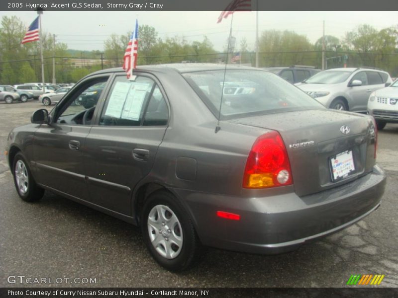 Stormy Gray / Gray 2005 Hyundai Accent GLS Sedan