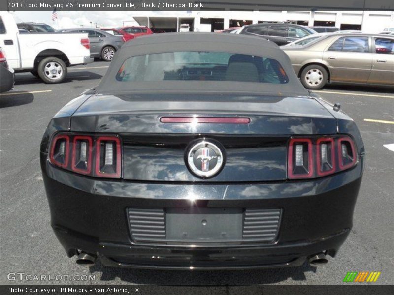 Black / Charcoal Black 2013 Ford Mustang V6 Premium Convertible