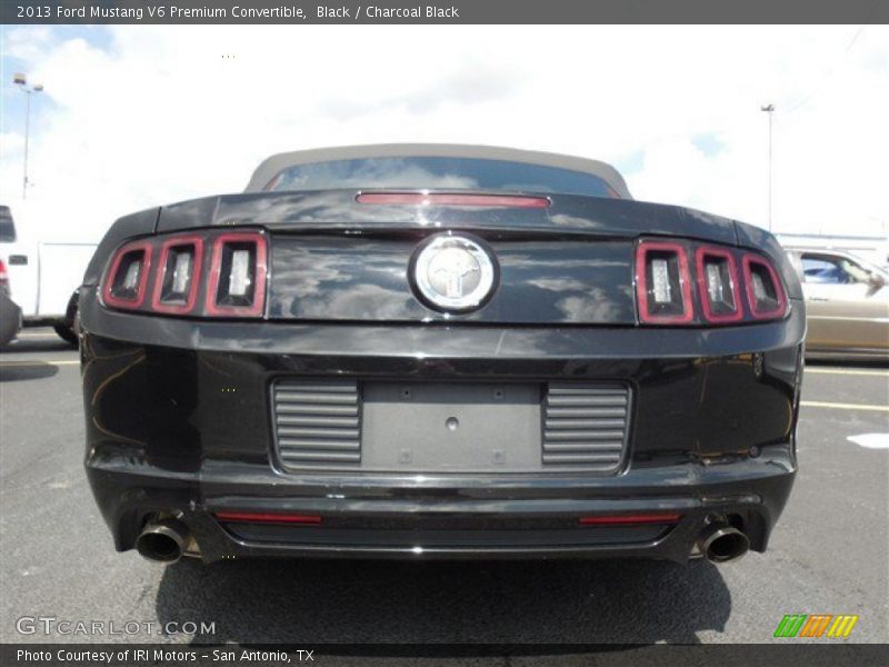 Black / Charcoal Black 2013 Ford Mustang V6 Premium Convertible