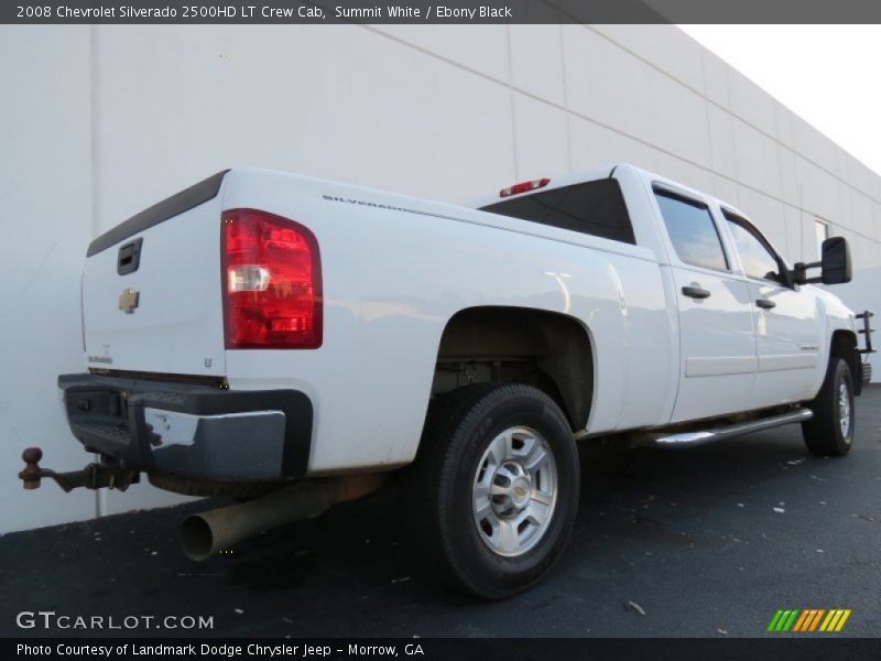 Summit White / Ebony Black 2008 Chevrolet Silverado 2500HD LT Crew Cab