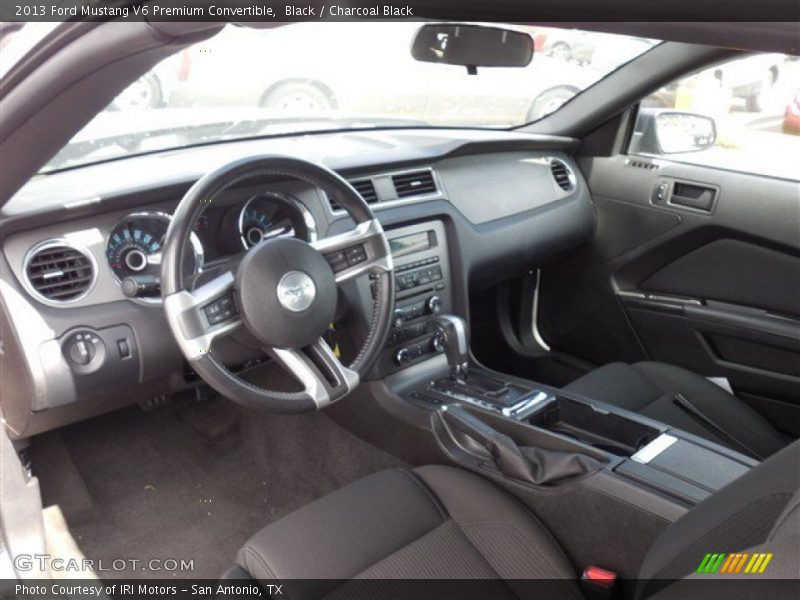 Black / Charcoal Black 2013 Ford Mustang V6 Premium Convertible
