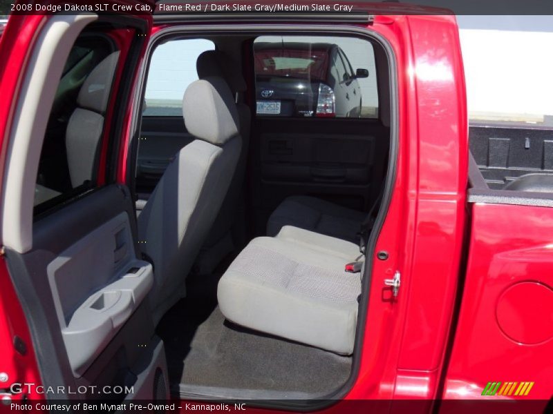 Flame Red / Dark Slate Gray/Medium Slate Gray 2008 Dodge Dakota SLT Crew Cab