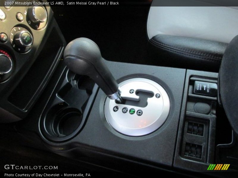 Satin Meisai Gray Pearl / Black 2007 Mitsubishi Endeavor LS AWD