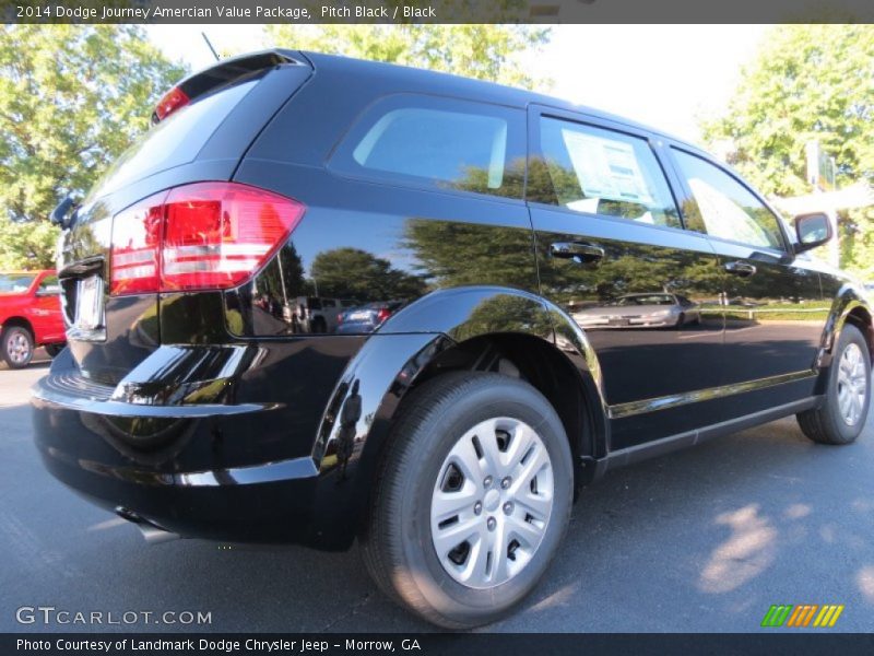 Pitch Black / Black 2014 Dodge Journey Amercian Value Package
