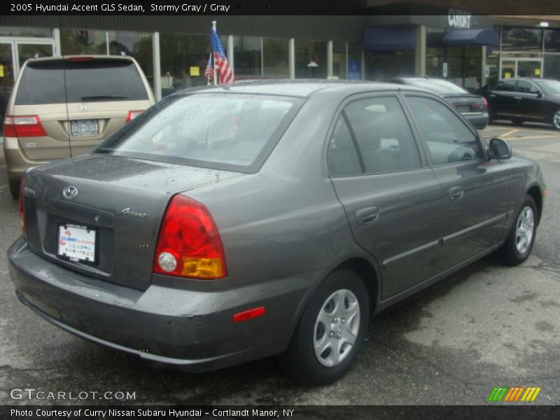 Stormy Gray / Gray 2005 Hyundai Accent GLS Sedan