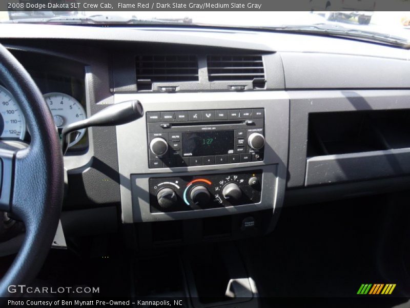 Flame Red / Dark Slate Gray/Medium Slate Gray 2008 Dodge Dakota SLT Crew Cab