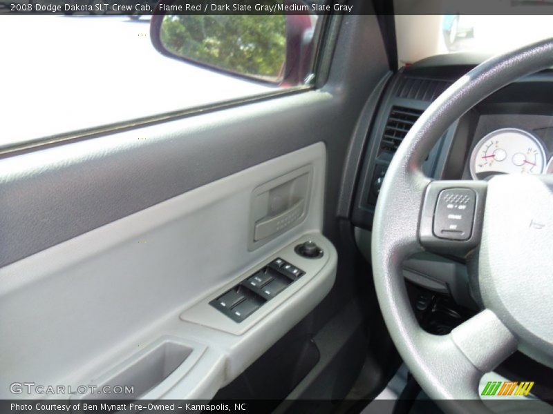 Flame Red / Dark Slate Gray/Medium Slate Gray 2008 Dodge Dakota SLT Crew Cab