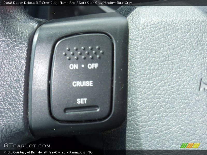 Flame Red / Dark Slate Gray/Medium Slate Gray 2008 Dodge Dakota SLT Crew Cab