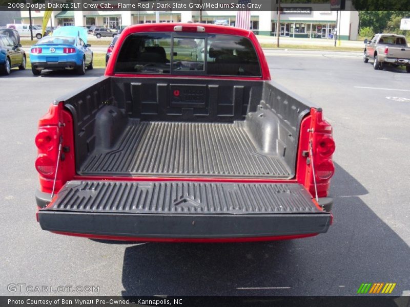 Flame Red / Dark Slate Gray/Medium Slate Gray 2008 Dodge Dakota SLT Crew Cab
