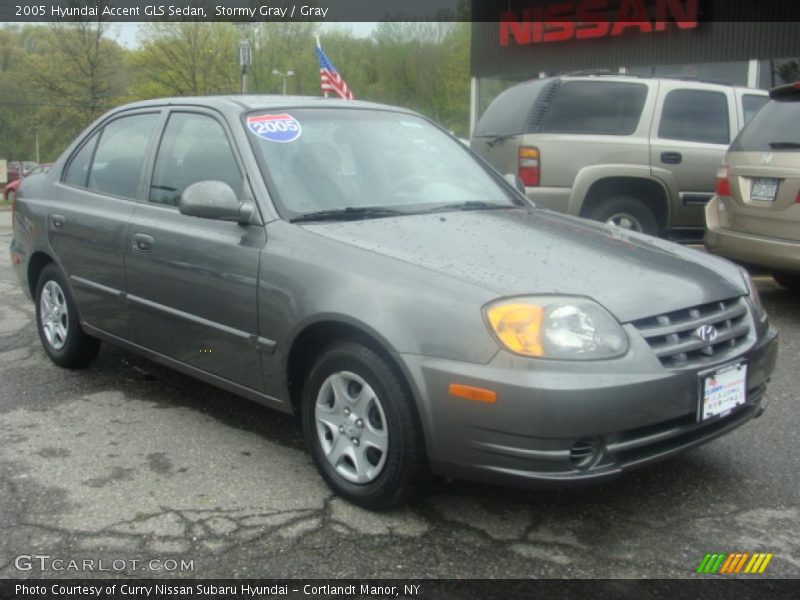 Stormy Gray / Gray 2005 Hyundai Accent GLS Sedan