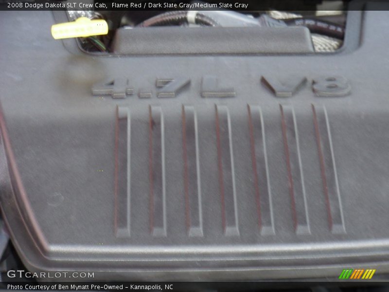 Flame Red / Dark Slate Gray/Medium Slate Gray 2008 Dodge Dakota SLT Crew Cab