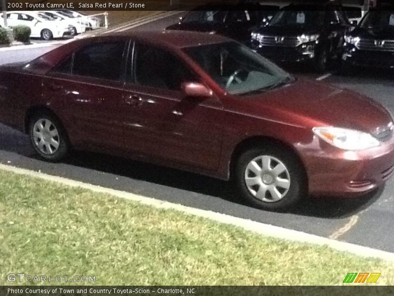 Salsa Red Pearl / Stone 2002 Toyota Camry LE