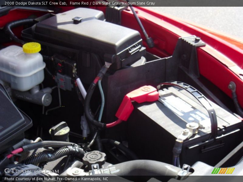 Flame Red / Dark Slate Gray/Medium Slate Gray 2008 Dodge Dakota SLT Crew Cab